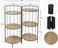 YATAI 6-Tier Round Metal Wood Table