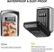 Rubik Key Storage Lock Box with 4-Digit Combination Lock Wall Mounted Outdoor and Indoor Safe Box for Home Hotel Office