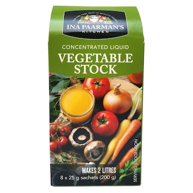 Ina Paarman&#39;s Kitchen Concentrated Liquid Vegetable Stock Sachets, 200g