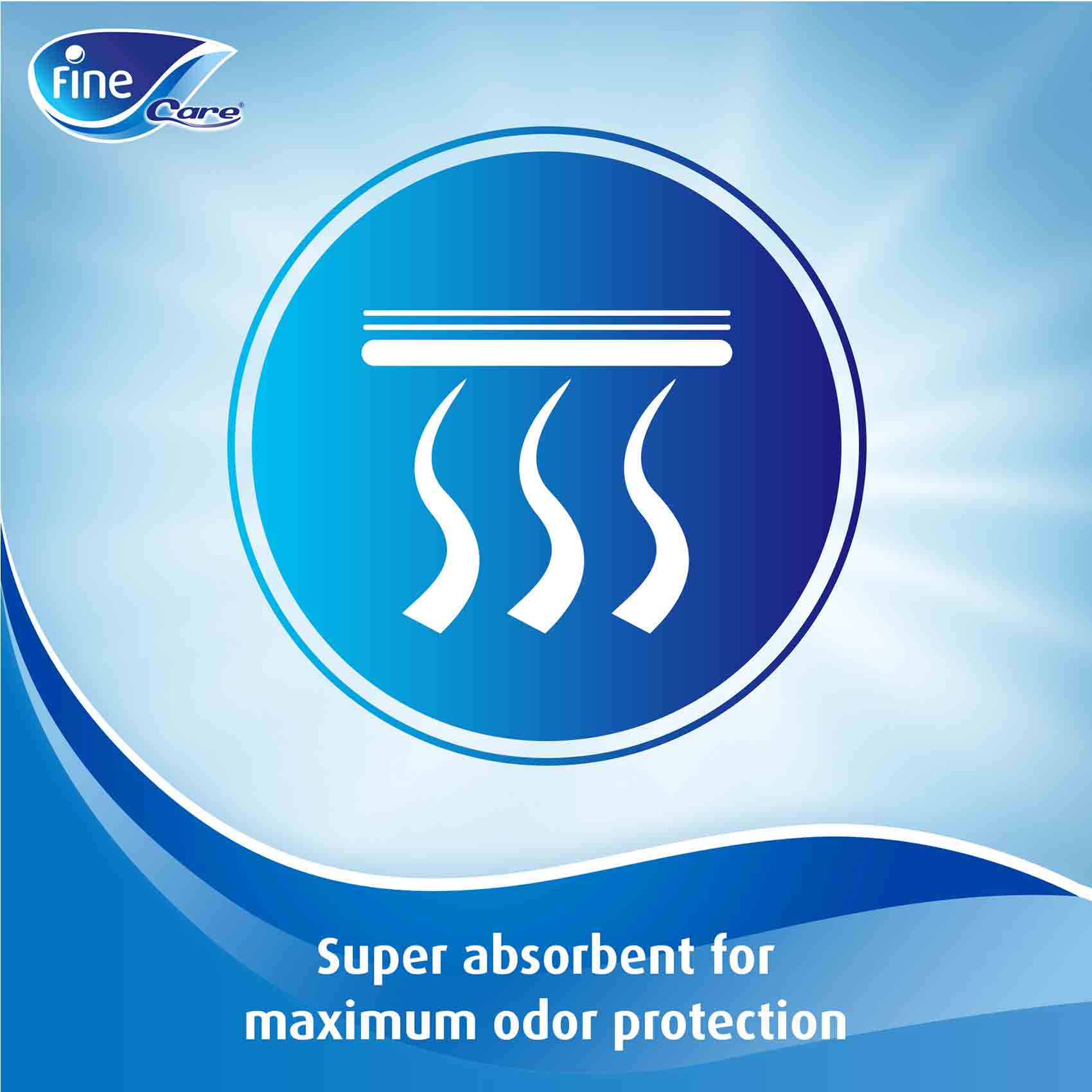 Fine Care Unisex Adult Diapers Medium 11 Diapers product thumbnail 3