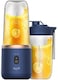 Deerma NU06 Portable Blender,juice cups Personal Mini Juice Blender USB Rchargeable fruit Juice mixer Cup Home/Office/Outdoors 400ml (blue)