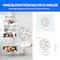 STARGOLD 12 Inch Rechargeable Table Fan With 4 SMD LED Light
