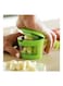 Generic Stainless Steel Garlic Chopper, 24x2x9cm - Green/Clear