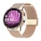 Round Full Touch Screen Bluetooth Smart Watch Gold