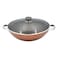 Prestige Ultra Non-Stick Covered Kadai with Glass Lid and Pan Holder 26cm
