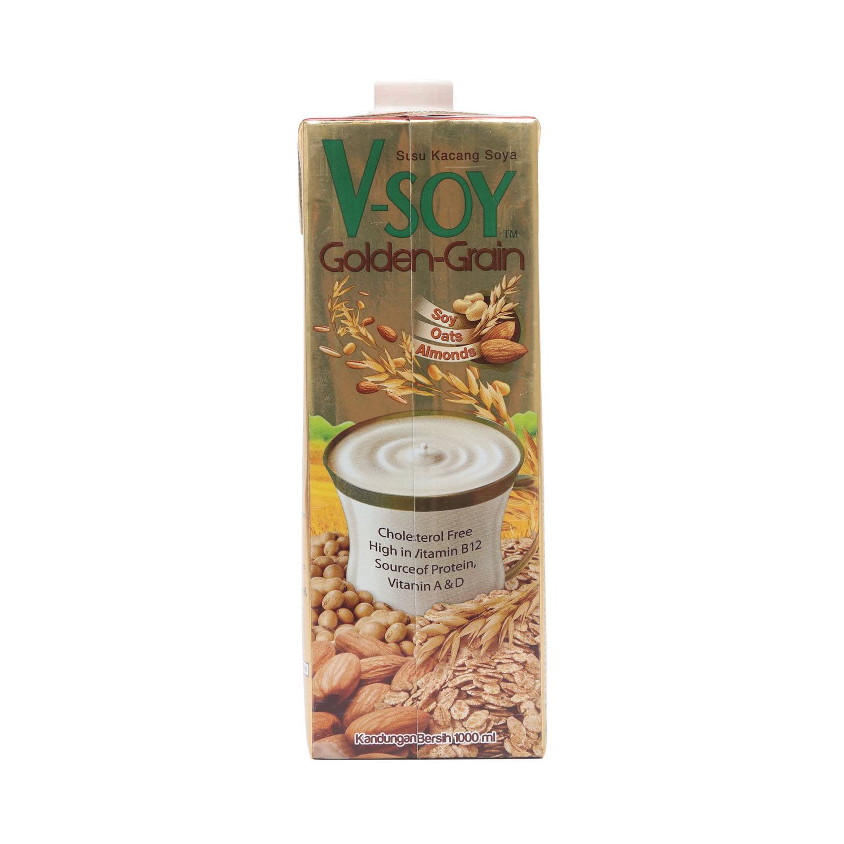 V-Soy Golden Grain Soybean Milk 1L