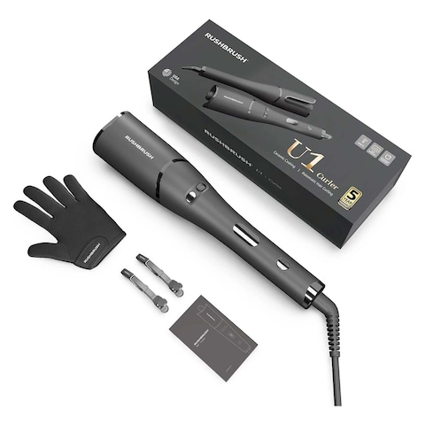 Rush Brush U1 Hair Curling - Black