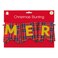 Giftmaker Merry Christmas Bunting Multicolour