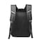 Senator Nylon Unisex Daypack 18-Inch Lightweight Backpack with Laptop Compartment Reflective Lattice Water Resistant Casual Hiking Travel Bag for Business College School Students - KH8122 (Black)