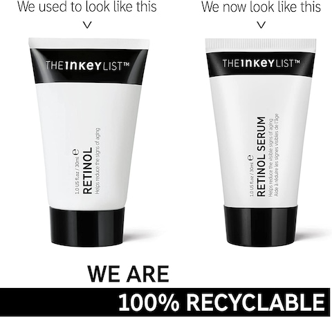 The Inkey List 1% Slow Release Retinol Serum Targets Wrinkles And Signs Of Ageing, 30ml