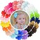 Aiwanto 2Packs Hair Ribbon Bows Hair Alligator Clips Hair Accessories For Girls Kids (20 Pieces Colours, 3in)