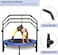 Sky Land Fitness 40" Trampoline For Adults &amp; Kids, Fitness Rebounder With Adjustable Foam Handle &amp; Safety Pad/ Bungee Cords, Stable &amp; Quiet Exercise Rebounder For Indoor &amp; Outdoor, EM-8102