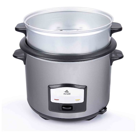 Evvoli 6.5L 2-in-1 Rice Cooker with Steamer 750W, EVKA-RC6501S