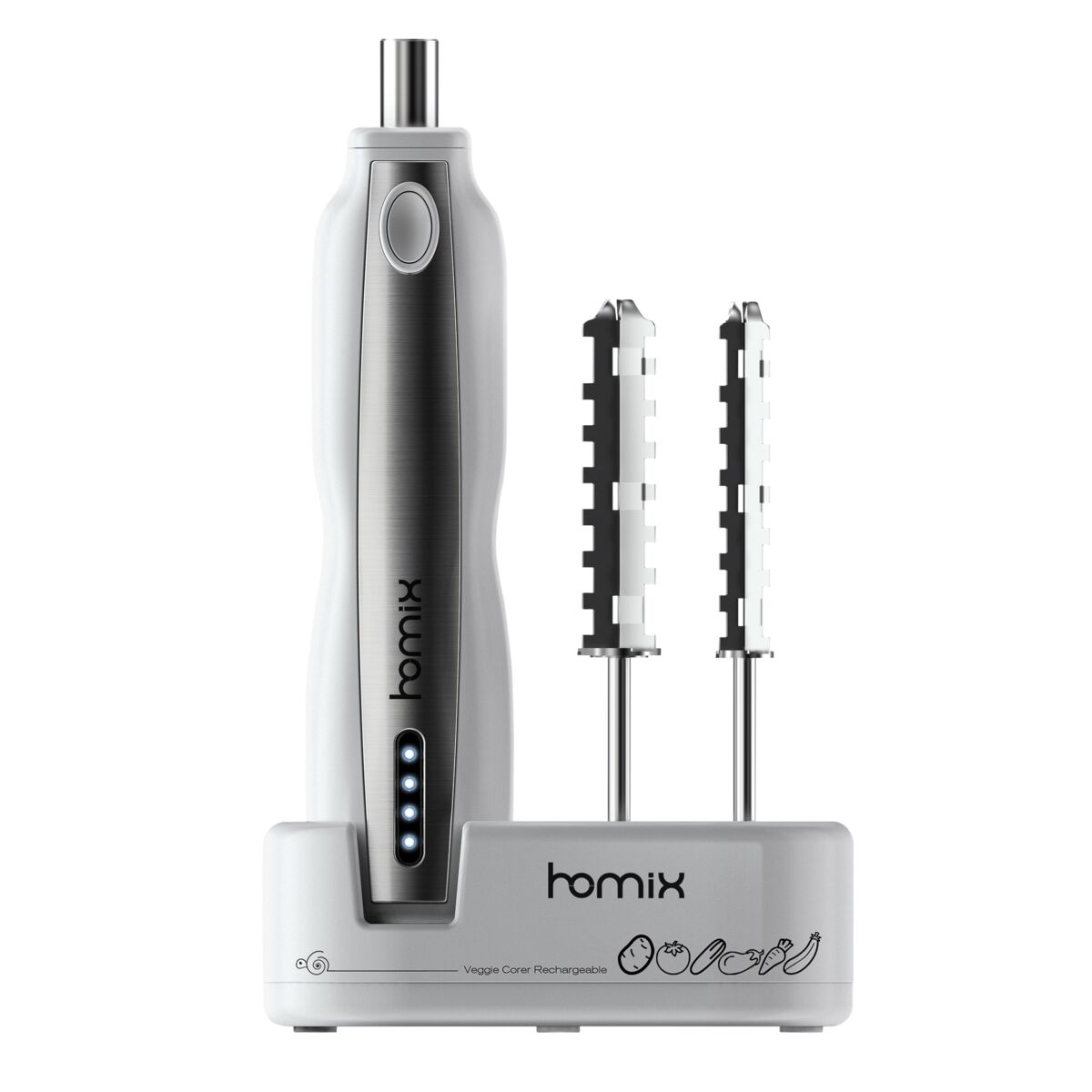 Buy Homix Vegetable Corer Rechargaeble White Homix Online | Carrefour KSA