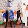 Uaejj Halloween Costume For Kids, Girls Halloween Dress Up, Halloween Wizard Cloak Witch Cape With Wizard Hat Party Prop Costume For Boys Girls Party Supplies Christmas Halloween Gifts (Blue)