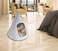 Cat Bed, Pet Bed, Kitten bed, cozy cats, plush and soft, cushioned, portable, stylish, ventilated, Luxury, Decorative, Strong &amp; warmth Design, Indoor, Easy to Clean, Grey color, 58 cm height