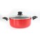 First1 Non-Stick Casserole With Lid Red 22cm