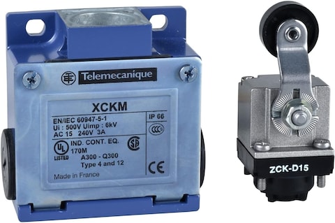Schneider Sensors OsiSense XC_ limit switch XCKM - thermoplastic roller lever - 1NC+1NO - snap action - Pg11_ [XCKM115]