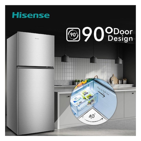 Hisense Rd42Wr4Sa Double Door Refrigerator 326L Silver