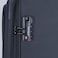 VIPTOUR Set of 4 Light Weight  Polyester Jacqard Trolley Luggage With Number Lock, Charcoal- 20, 24, 28, 32 Inches