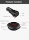 Earldom USB Car Charger With Bluetooth Mp3 Player Black