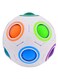 Generic Rainbow Ball Magic Cube Puzzle Toy 6.5 X 6.5cm