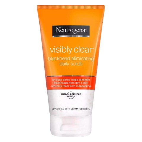 NEUTROGENA VISIBLY CLEAR BLACKHEAD ELIMINATING DAILY SCRUB 150ML