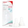 Pigeon SofTouch Peristaltic Plus Silicone Teat 17338 Small Clear 2 PCS