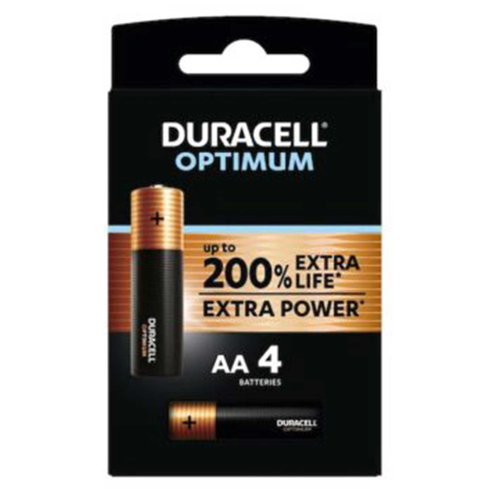 Duracell Optimum Battery Aa 4 Pieces