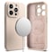 Ringke iPhone 15 Pro Case Cover, Silicone Magnetic Series, Pink Sand