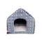 Coco Kindi Navy Star Washable Fur House With Zip Large &ndash; 50x56x60cm
