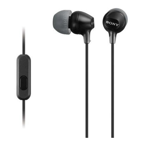 Sony MDREX15AP Earphones In-ear Black With Sony MDRZX110LP Headphones Over-ear Black