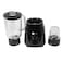 AFRA 2 In 1 Blender, 2-Speed Settings, Pulse Function, 1.5 Litre Capacity, 4 Cutting Blades, Blender &amp; Grinder Jar, Easy-To-Clean, G-Mark, ESMA, RoHS, And CB Certified, AF-600BLBK, 2 Years Warranty