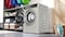 Bosch Series 8 Free-Standing Washing Machine, Front Loader 9 kg, 1400 RPM, EcoSilence Drive, LED-display, Programmable, Remote Monitoring and Control Via HomeConnect, Silver inox, WGB2440XGC