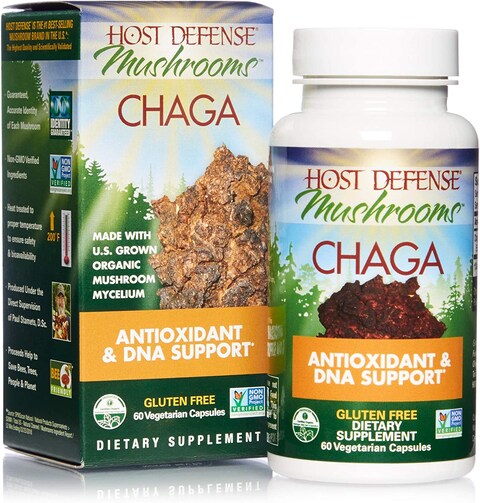 Host Defense Chaga Capsules, 60 Veg Caps