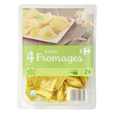 Carrefour Ravioli 4cheeses 300g