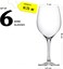 [3Diamonds] Wine Glass Set of 6 , Crystal Red Wine Glasses 11.75 oz, All-purpose Wine Glasses Set for Celebrations / Anniversary / Wine Glass Gift Set (Zinfandel -Set of 6)