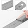 Generic Stainless Steel Metal Ruler 30cm Straight Ruler Measurement Double Sided For Sewing Foot Sewing &amp; School Stationery