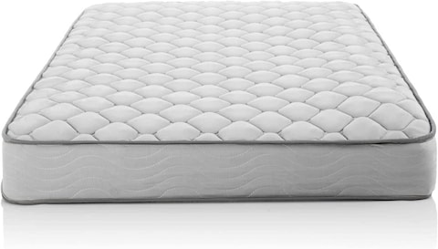 Galaxy Design Spring Star Medium Firm Mattress Fit For All Sleepers - White - Queen Size ( L x W x H ) 200 x 160 x 20 cm - 5 Year Full Warranty.