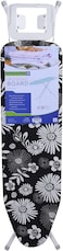 Royalford Ironing Board with Steam Iron Rest, Heat Resistant, Contemporary Lightweight Iron Board with Adjustable Height and Lock System,