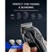 Glaker K11S Barber Clipper Hair Cutting Kit with 15 Guide Combs for Haircut, Trimming &amp; Grooming - Black - K11S
