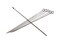 12 INCH STAINLESS STEEL OVAL SKEWER, SILVER, IN-OWS-03