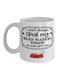 muGGyz Accountants Always Surrounded By Idiots Printed Mug White