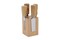 LIYING 4PCS Cheese Knives  with stand Set Bamboo Wood Handle Stainless Steel Blades Cheese Knife Slicer Kit Cooking Cutter