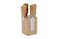 LIYING 4PCS Cheese Knives  with stand Set Bamboo Wood Handle Stainless Steel Blades Cheese Knife Slicer Kit Cooking Cutter