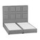 In House Berlin Linen Bed Frame - Queen - 200x150cm - Light Gray