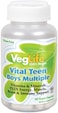 VegLife, Vital Teen Boys Multiple, 60 Vegan Capsules