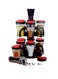 Generic 12-Piece Dania Spice Rack Set Black 15cm