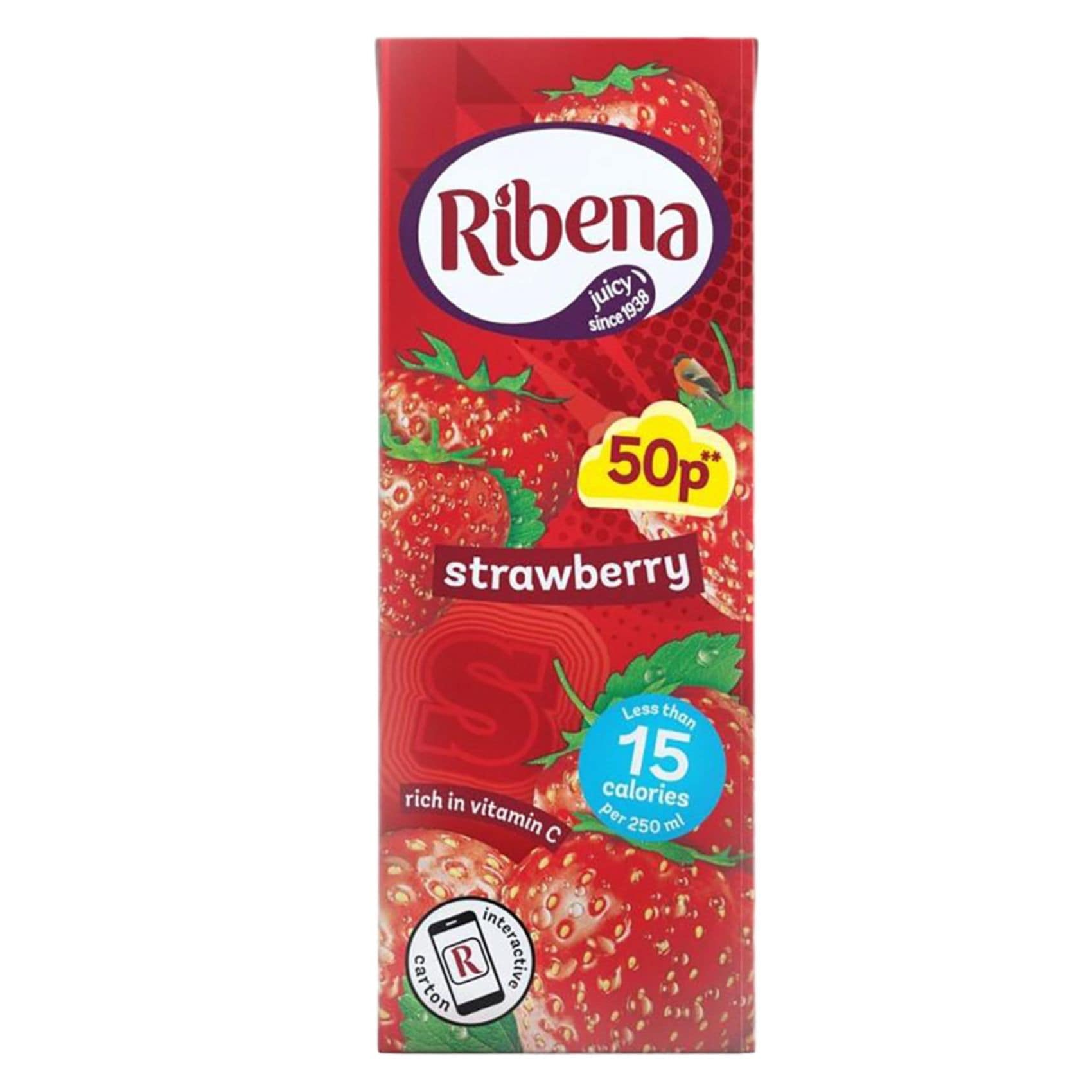 Buy Ribena Strawberry Ready To Drink 250ml Online | Carrefour UAE