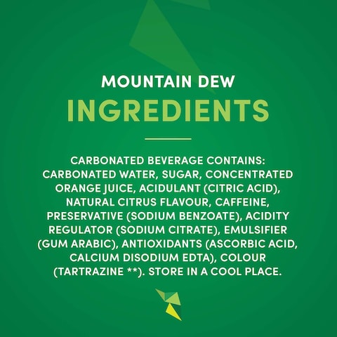 Mountain Dew Carbonated Soft Drink Plastic Bottle 2.28L